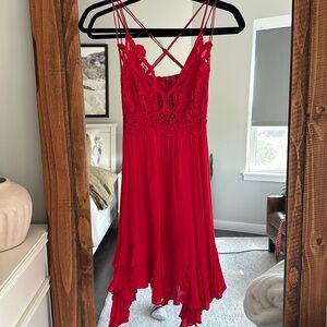 Adella Slip Back Lace Dress
